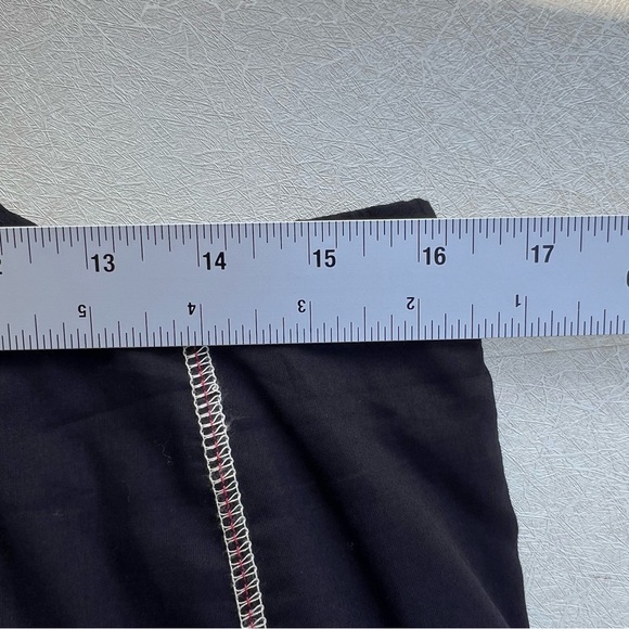 Vintage Nine West Black Red and White Stripes Midi A-Line Skirt Women Size 10 - Picture 5 of 7